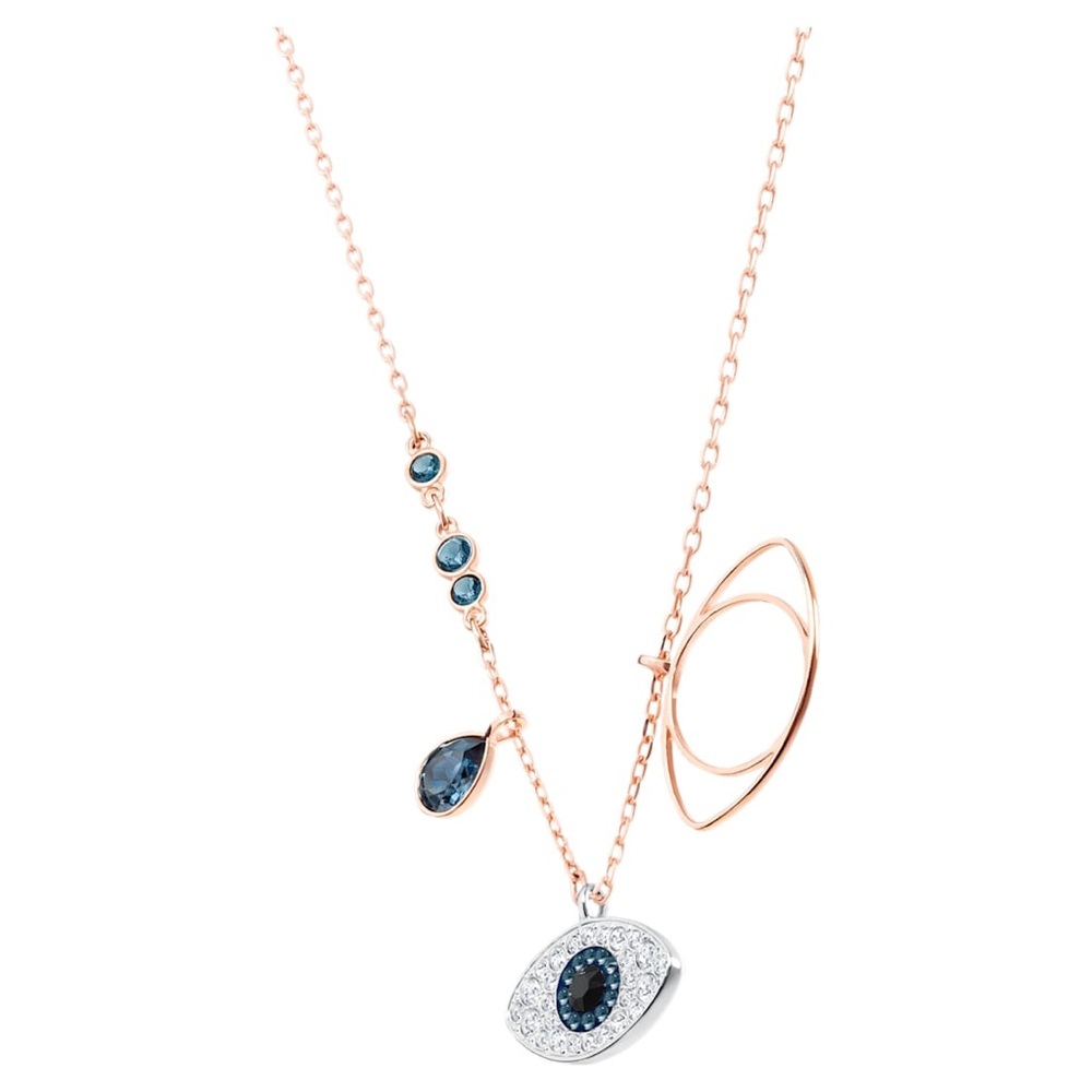 Swarovski Symbolica pendant
Evil eye, Blue, Mixed metal finish NWT